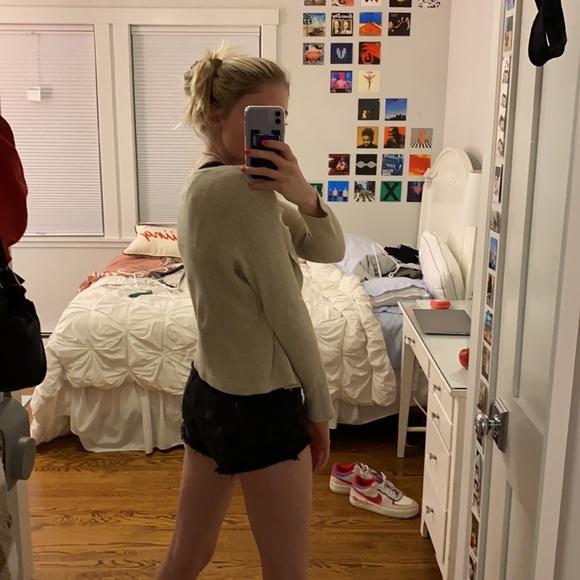 Waffle knit cardigan button up - Picture 3 of 4